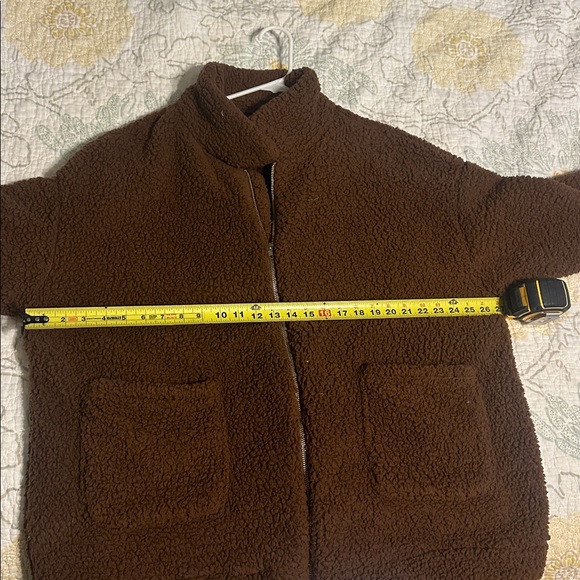 Cozy Brown Sherpa Jacket - Picture 7 of 7